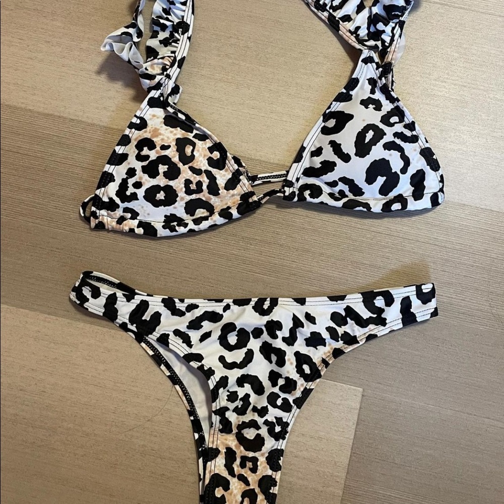 Animal print bikini